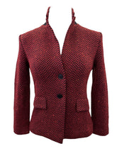 Load image into Gallery viewer, Amina Rubinacci Rosalba Sweater Jacket Wine Red
