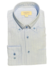 Load image into Gallery viewer, Hagen Shirt Brushed Herringbone Sky
