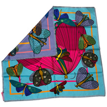 Load image into Gallery viewer, Franco Ferrari Small Square Double Sided Silk Scarf
