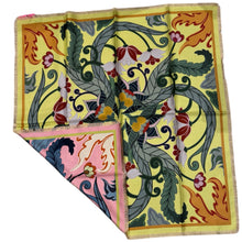 Load image into Gallery viewer, Franco Ferrari Small Square Double Sided Silk Scarf
