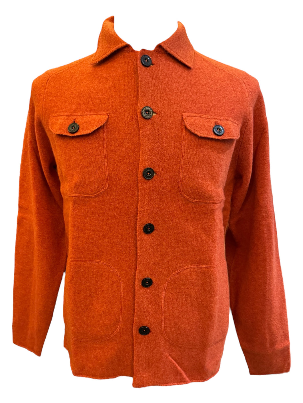 Alan Paine Ferndale Knit Shirt Ember