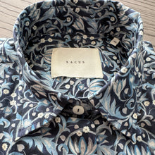 Load image into Gallery viewer, Xacus Women's Shirt - Navy White Floral
