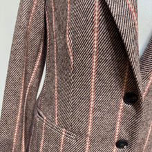 Load image into Gallery viewer, GoodMatch Stretch Blazer Brown Regimental Stripe
