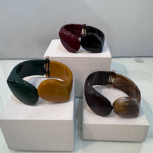 Load image into Gallery viewer, Angela Caputi Hinged Bracelet Cuff 2 Color
