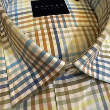 Load image into Gallery viewer, Calder Shirt Luxury Superfine Twill Turquoise Ulysses Collar
