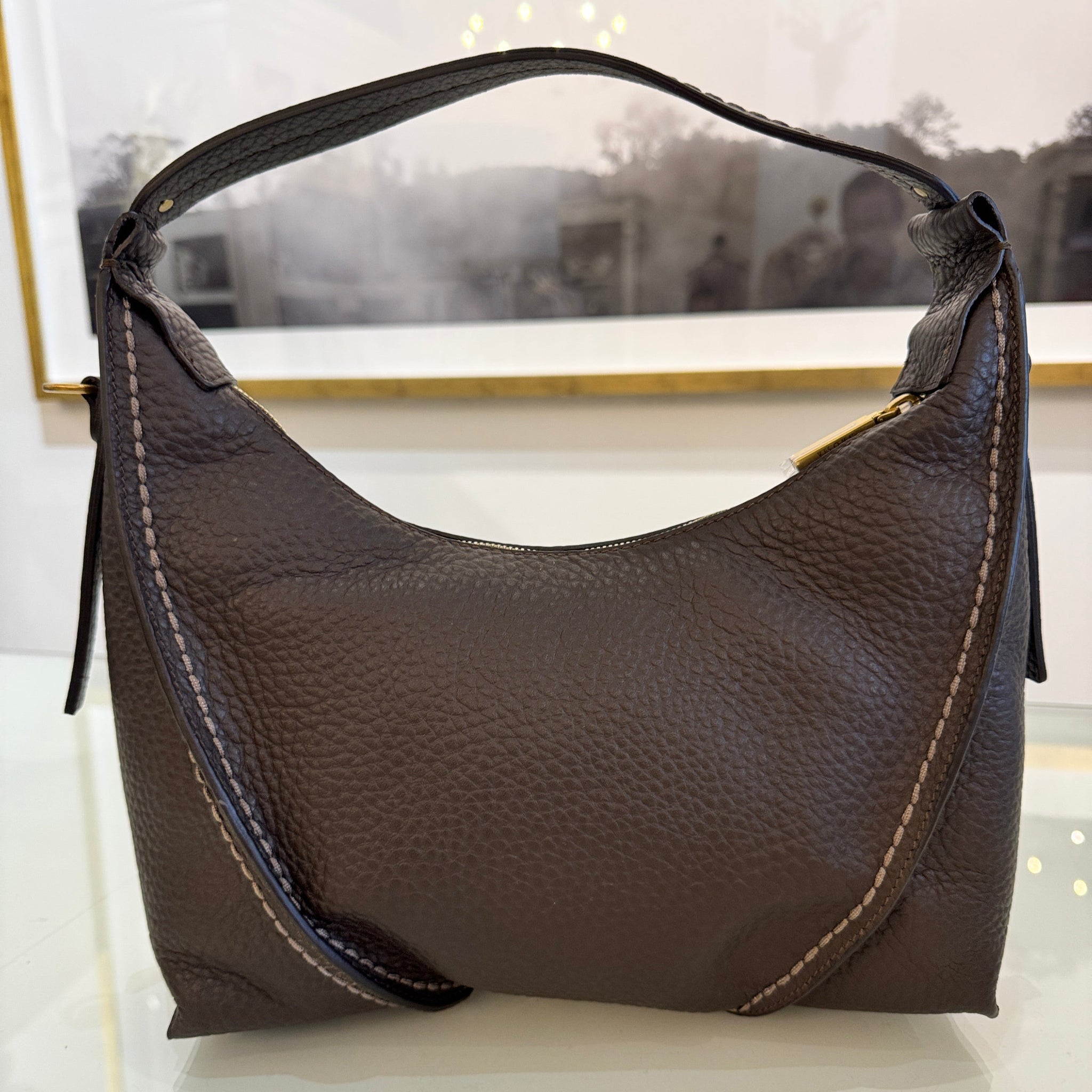 Plinio Visona Nora Leather Handbag – Tweed & Vine