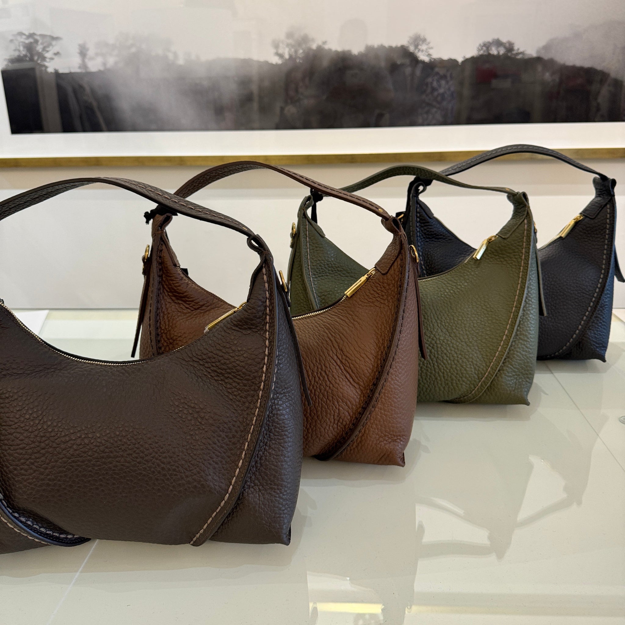 Plinio Visona Nora Leather Handbag – Tweed & Vine