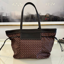 Load image into Gallery viewer, Plinio Visona Chantal Nylon Tote with Leather
