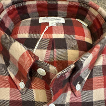 Load image into Gallery viewer, Hartford Brushed Cotton Shirt Red/Black Check
