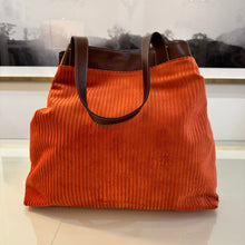 Load image into Gallery viewer, Gava Milano Vivienne Shopper Bag Velvet Corduroy
