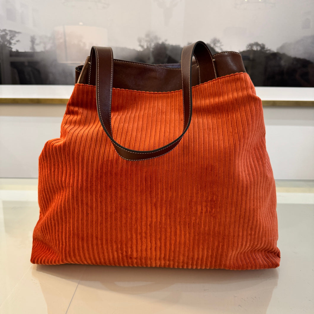 Gava Milano Vivienne Shopper Bag Velvet Corduroy