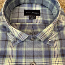 Load image into Gallery viewer, Scott Barber Lightweight Flannel Plaid Blue
