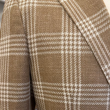 Load image into Gallery viewer, LBM Wool and Silk Sportcoat in Camel Windowpane

