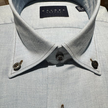 Load image into Gallery viewer, Calder Shirt Luxe Melange Solid Twill Turquoise
