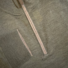 Load image into Gallery viewer, Hagen 1/4 Zip Merino Wool Sweater Forest
