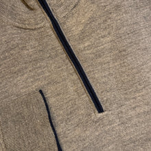 Load image into Gallery viewer, Hagen 1/4 Zip Merino Wool Sweater Taupe
