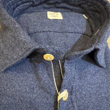 Load image into Gallery viewer, GMF 965 Cotton Flannel Shirt Solid Navy
