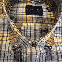 Load image into Gallery viewer, Calder Shirt Luxe Melange Multi Twill Plaid Amber

