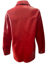 Load image into Gallery viewer, Suprema Soft Leather Shacket - Red
