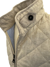 Load image into Gallery viewer, Waterville Fit Vest Linen Herringbone Natural
