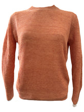 Load image into Gallery viewer, Gran Sasso Women&#39;s Linen Crewneck Sweater Apricot
