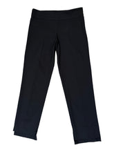 Load image into Gallery viewer, E&amp;F Step Hem Ankle Pant Black Pique
