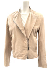 Load image into Gallery viewer, Antonelli Goffy Suede Moto Jacket Beige
