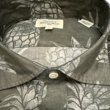Load image into Gallery viewer, Hartford Cotton Shirt - Army Green w/Pineapple Print
