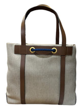 Load image into Gallery viewer, Mismo Lakeside Travel Tote Grand Herringbone/Cuoio
