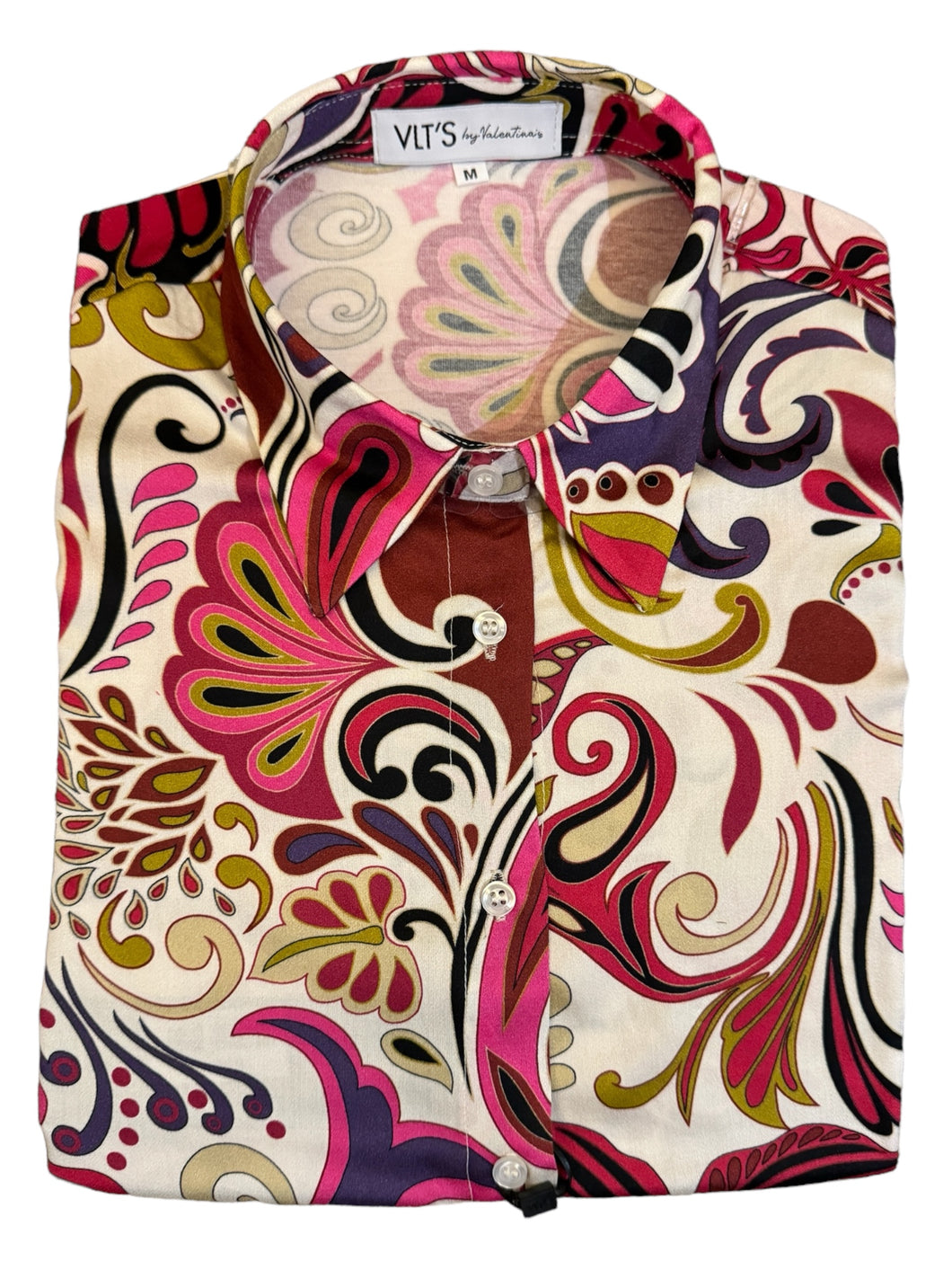 VLTS Paisley Swirl Fuchsia