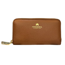 Load image into Gallery viewer, Cuoieria Fiorentina Portafoglio Small Zip Around Wallet
