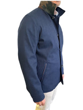 Load image into Gallery viewer, Manto Navy Shacket in Italian Tech Fabric (Copy)
