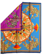 Load image into Gallery viewer, Franco Ferrari Medium Square Fancy Silk Scarf
