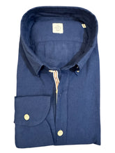 Load image into Gallery viewer, GMF 965 Linen/Cotton Shirt Dark Indigo
