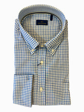 Load image into Gallery viewer, Paul &amp; Shark Cotton Flannel Blue Gingham Check Shirt
