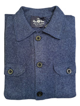 Load image into Gallery viewer, Alan Paine Ferndale Knit Shirt Rhapsody Blue
