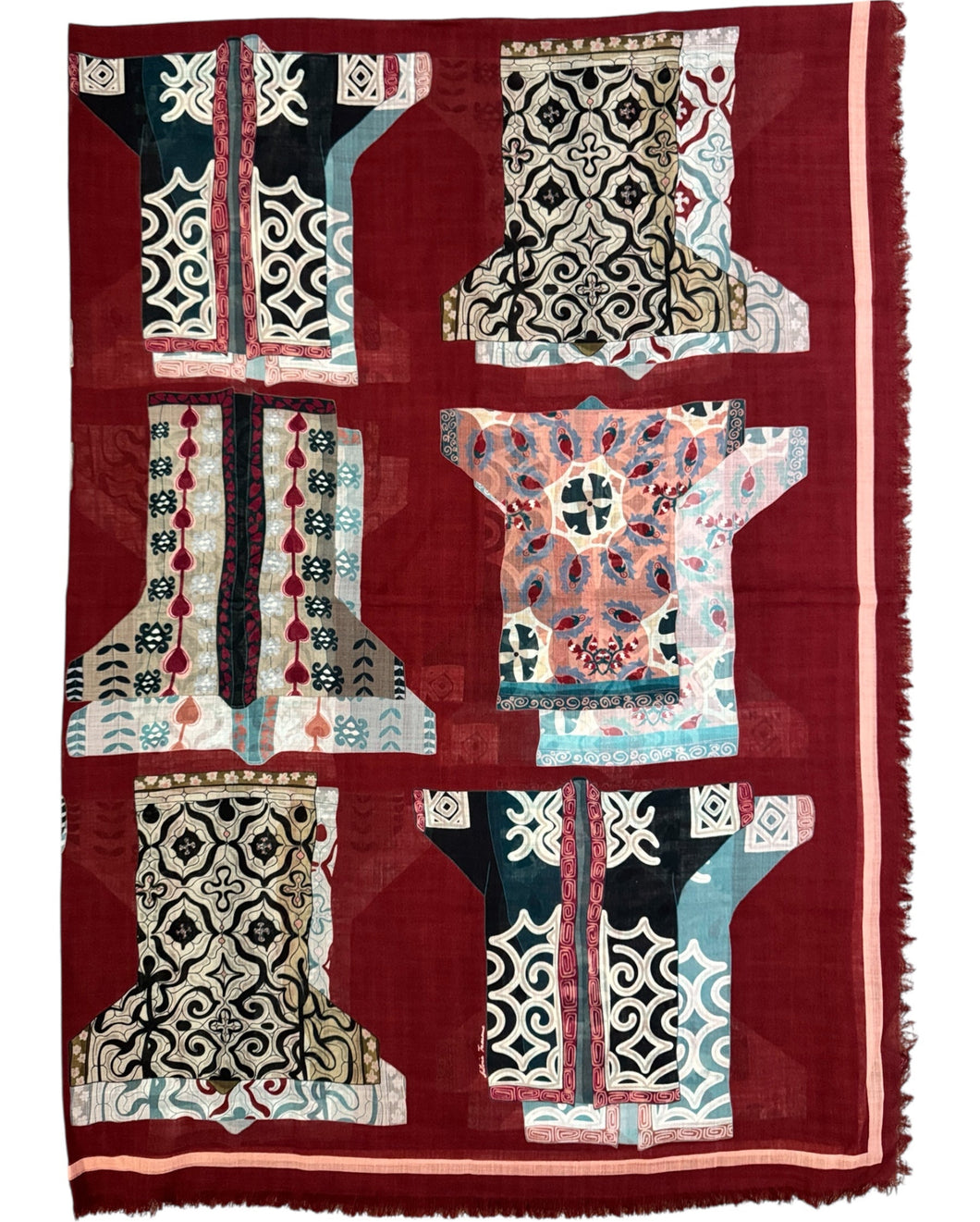 Franco Ferrari Calvin Rectangle Wool Scarf