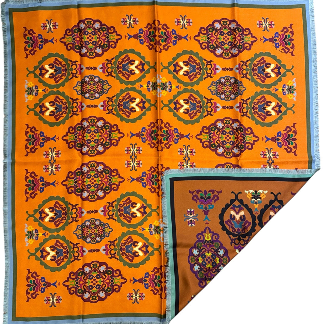 Franco Ferrari Cialda Square Silk Scarf