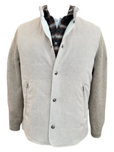 Load image into Gallery viewer, Manto Corduroy and Knit Jacket Oatmeal
