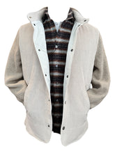 Load image into Gallery viewer, Manto Corduroy and Knit Jacket Oatmeal
