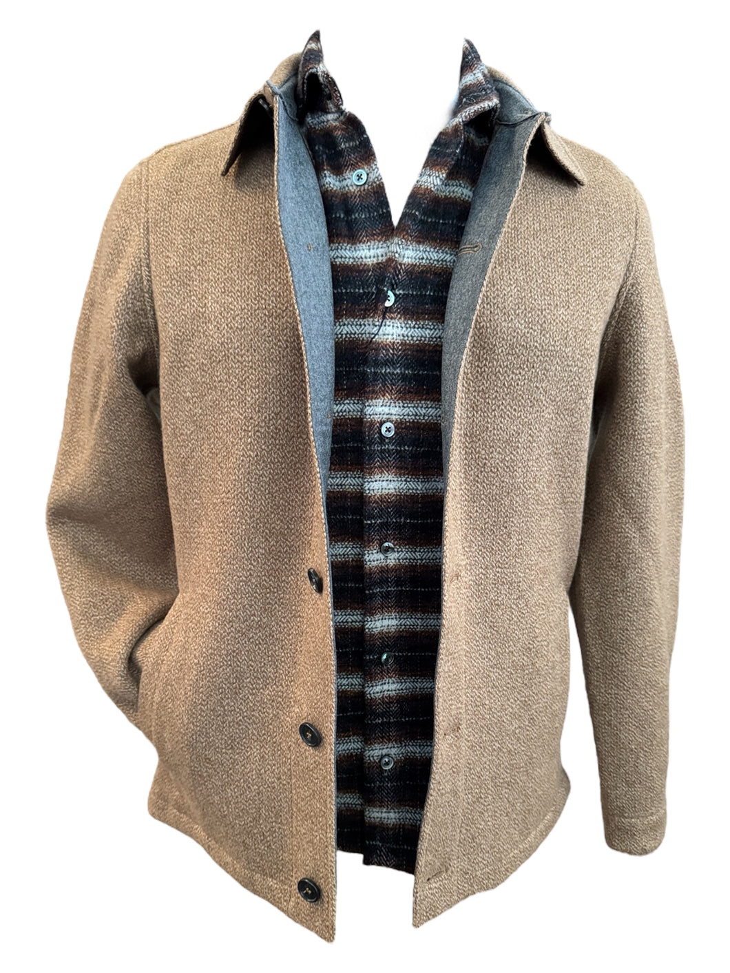 Manto Wool/Silk/Cashmere Knit Jacket