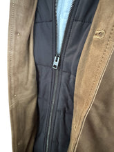Load image into Gallery viewer, Manto Distressed Napa Leather Jacket w/Bib
