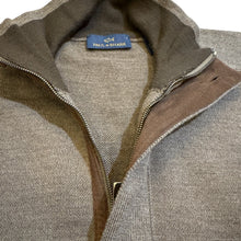 Load image into Gallery viewer, Paul &amp; Shark Wool knit 1/4 Zip Mocha Brown Sweater
