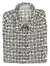 Load image into Gallery viewer, VLTS Viscose Blouse Thatch Print White
