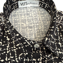 Load image into Gallery viewer, VLTS Viscose Blouse Thatch Print Black
