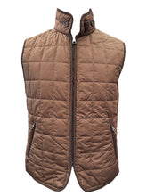 Load image into Gallery viewer, Waterville Theo Nylon Quilt Vest Brown
