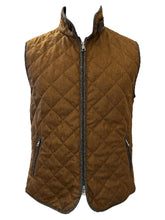 Load image into Gallery viewer, Waterville Theo Wool Flannel Vest Chocolate Brown
