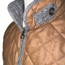 Load image into Gallery viewer, Waterville Theo Wool Flannel Vest Chocolate Brown
