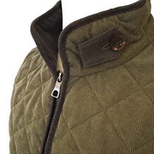 Load image into Gallery viewer, Waterville Theo Vest Olive Corduroy
