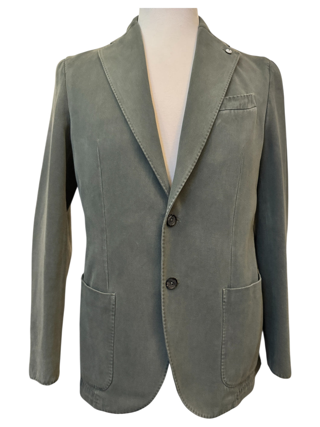 LBM Cotton Cashmere Jacket Faded Olive